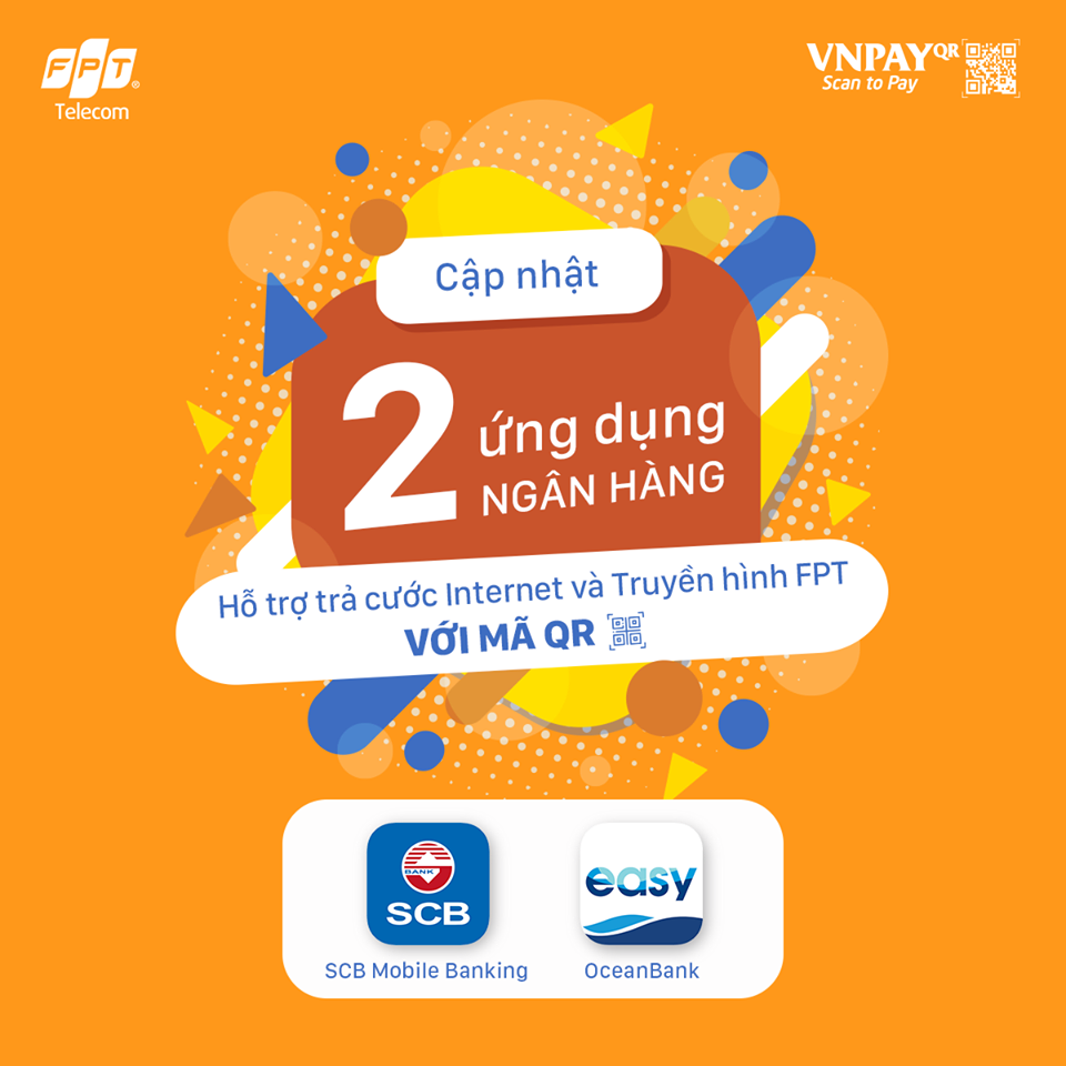 Truyền hình FPT và Internet FPT hợp tác mở thêm các ứng dụng ngân hàng mới là SCB Mobile Banking và OceanBank Truyền hình FPT và Internet FPT hợp tác mở thêm các ứng dụng ngân hàng mới là SCB Mobile Banking và OceanBank