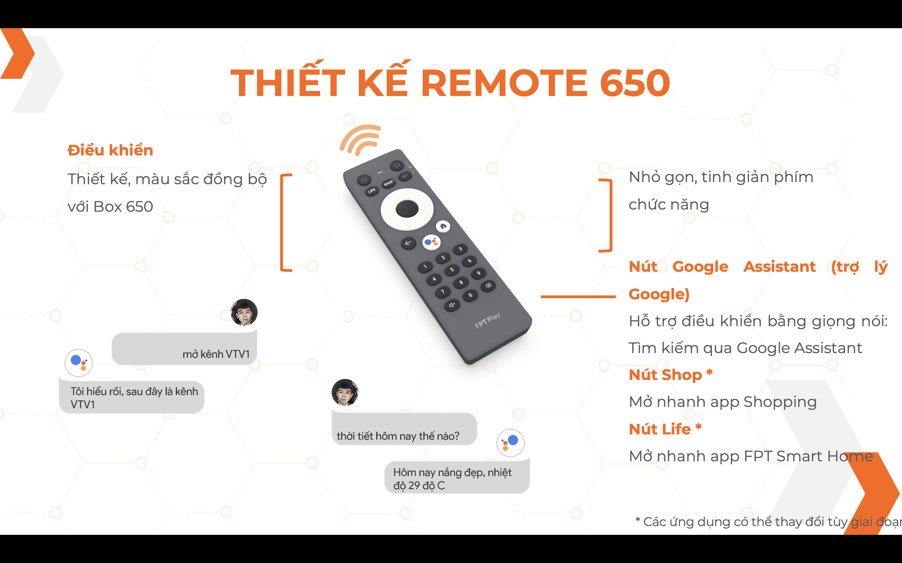 Thiết kế remote 650
