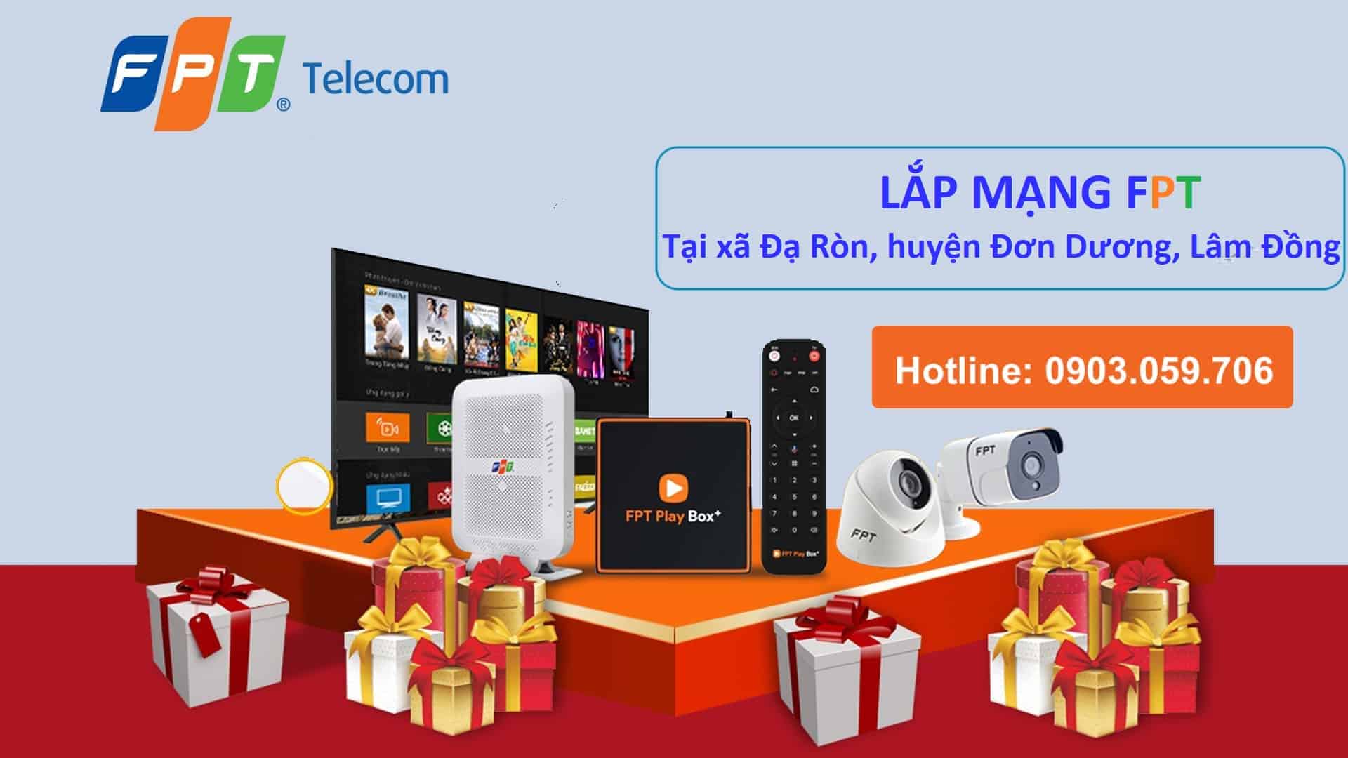 lắp mạng FPT xã Đạ Ròn